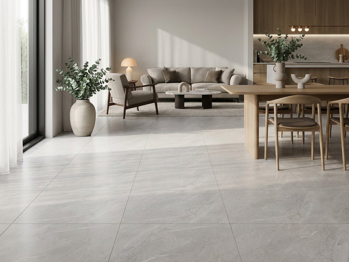 Travertino Vento in a room