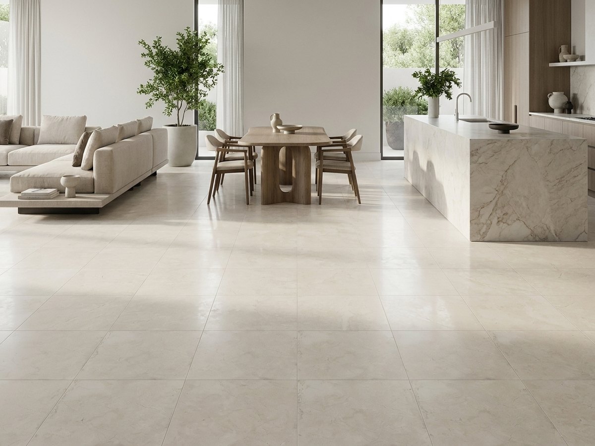 Carrara Splendore in a room