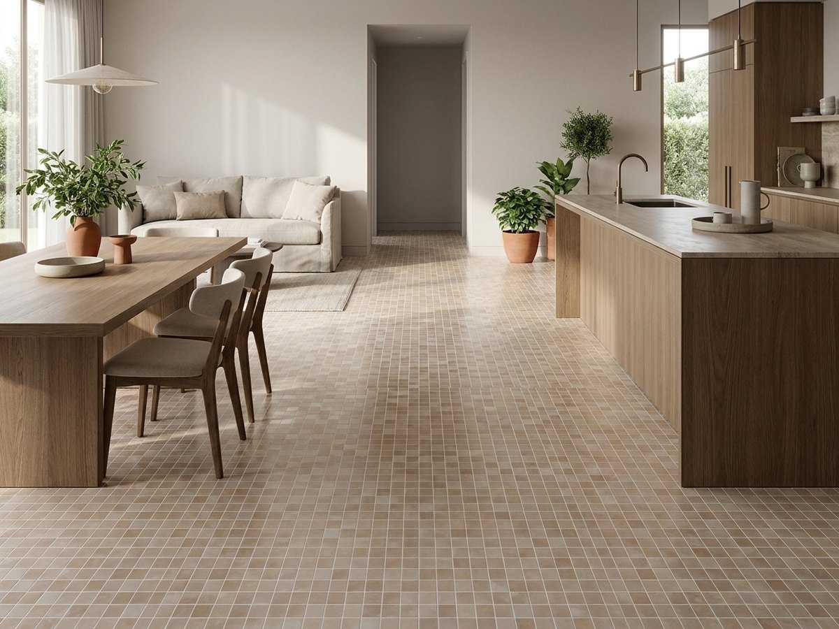 Vanguard Quartz Beige in a room
