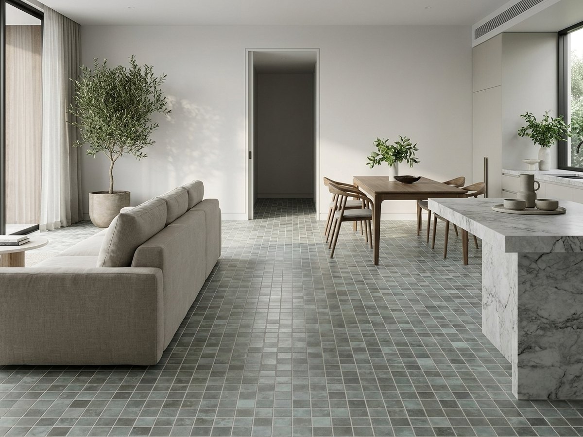 Vanguard Quartz Grey in a room
