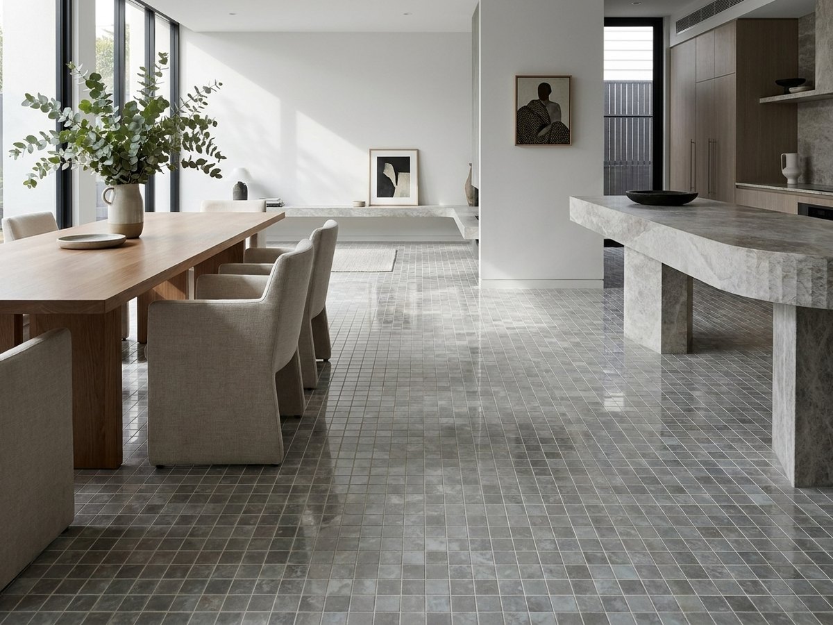 Vanguard Quartz Grey in a room