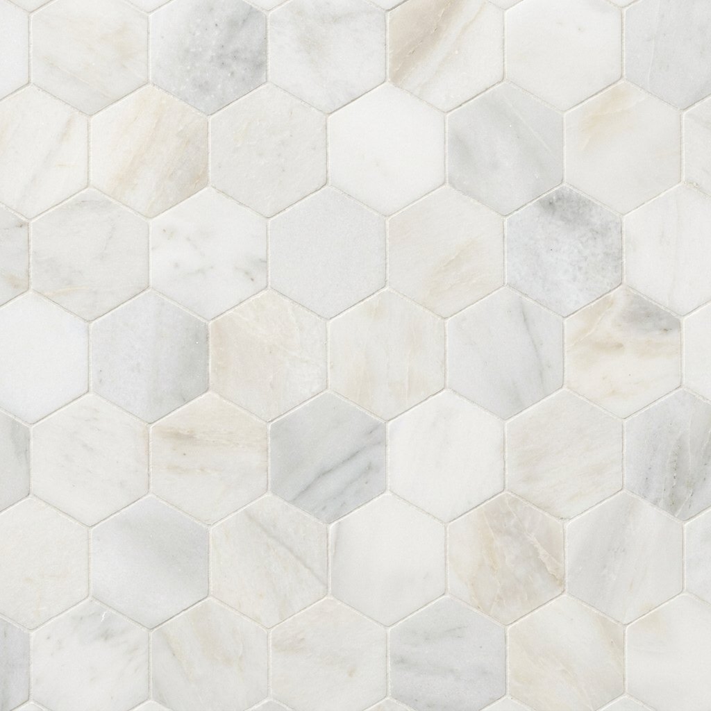 Hexagon Lotus White 1