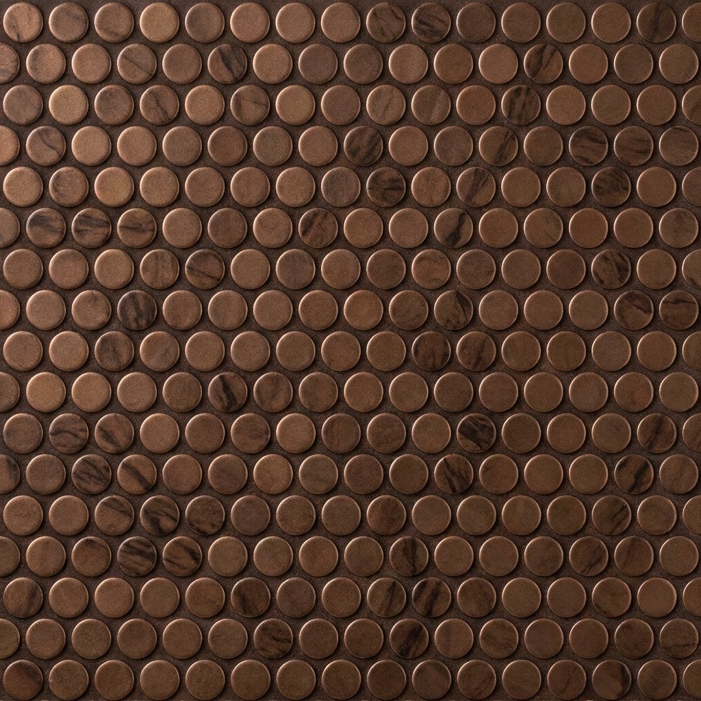 Penny Round Rosegold 19